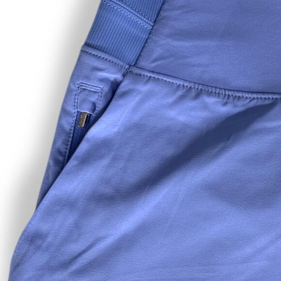 Athleta Brooklyn Athletic Shorts Lilac Blue Stretch Zip Pockets‎ Wm Sz 24 NWT - Picture 4 of 7